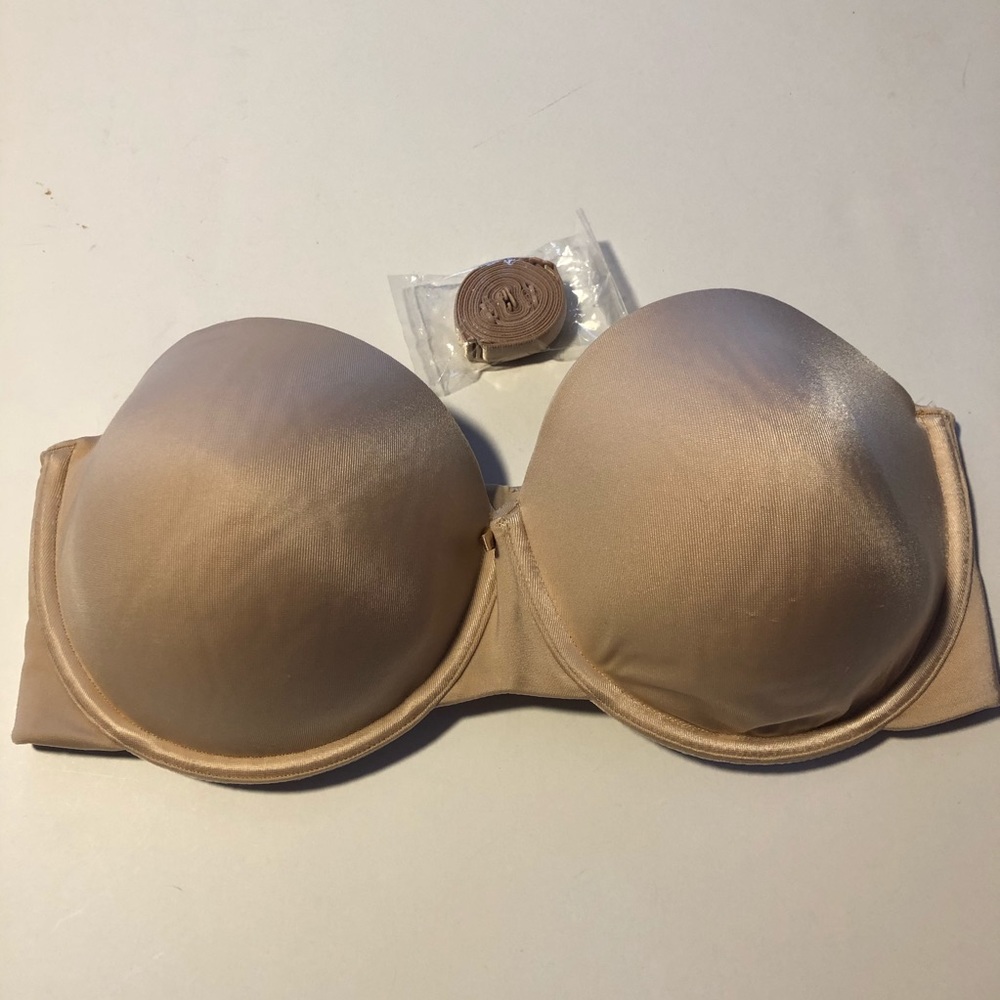 Vanity Fair Nude Strapless Bra